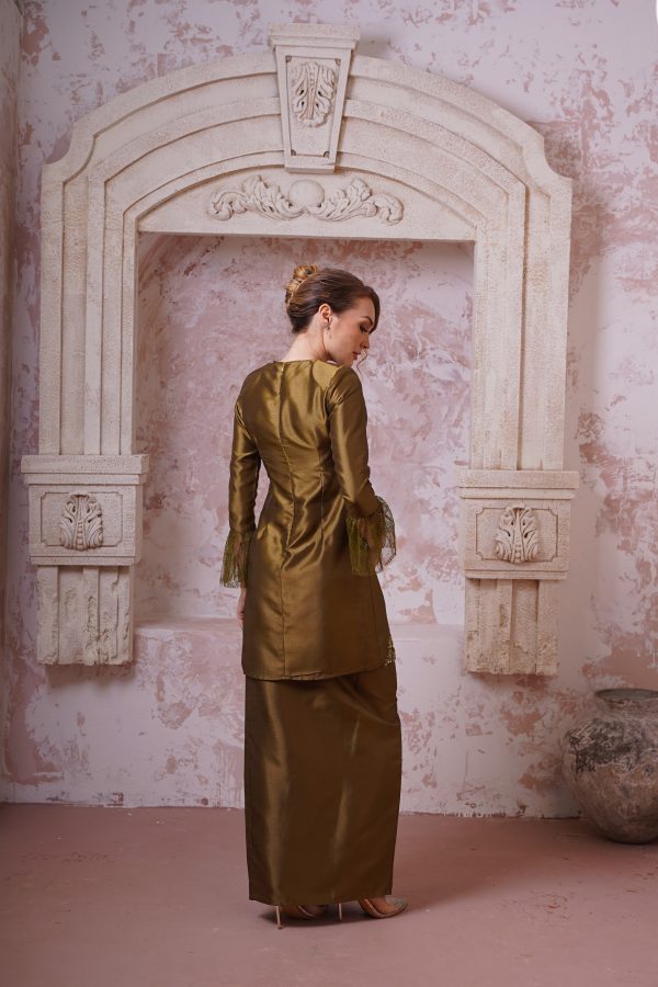 Wardah in Olive Green - Image 4