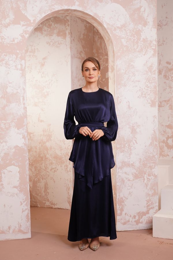 Saffiya in Navy Blue