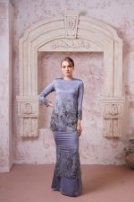 Satinora in Smoky Blue