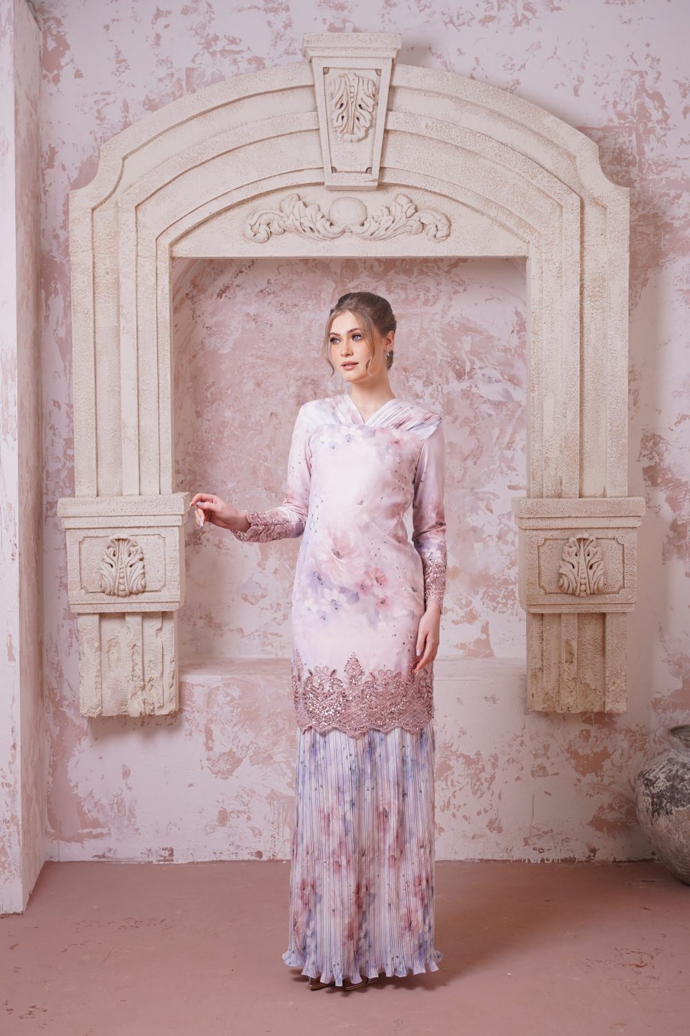 Estella in Angel Pink - view 2 - Effa Sidek Atelier