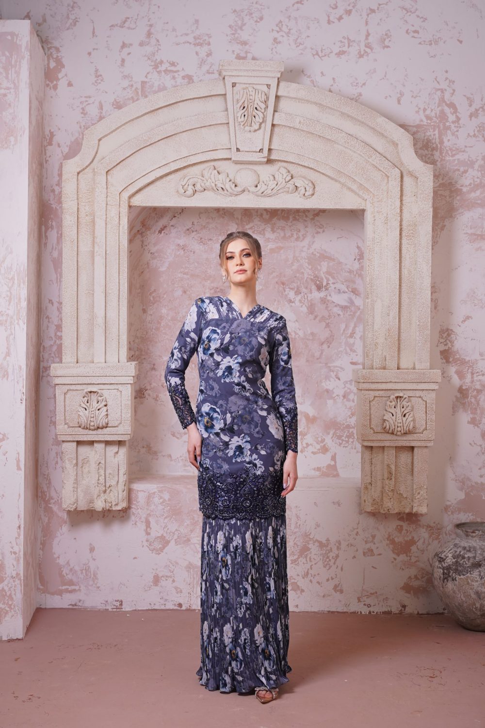 Estella in Blooming Grey - view 2 - Effa Sidek Atelier