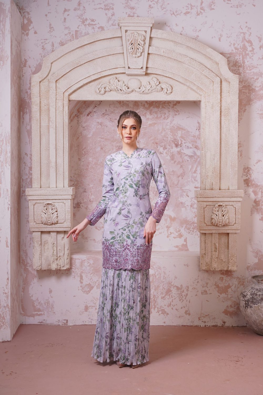 Estella in Petal Lilac - view 2 - Effa Sidek Atelier