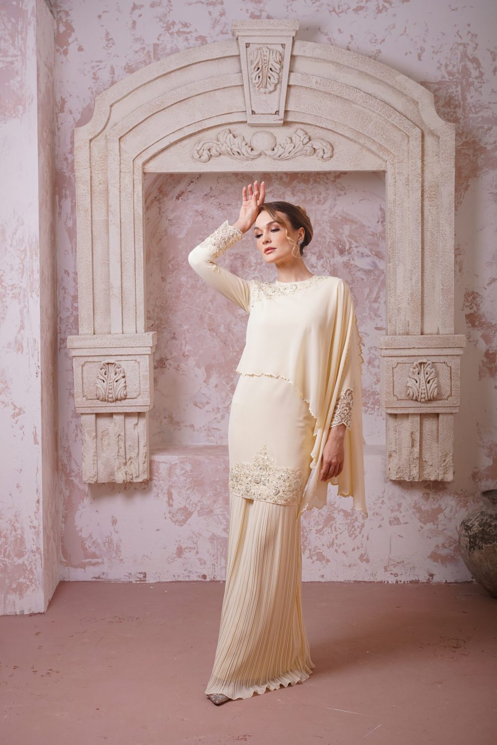 Syifa in Soft Yellow - view 2 - Effa Sidek Atelier