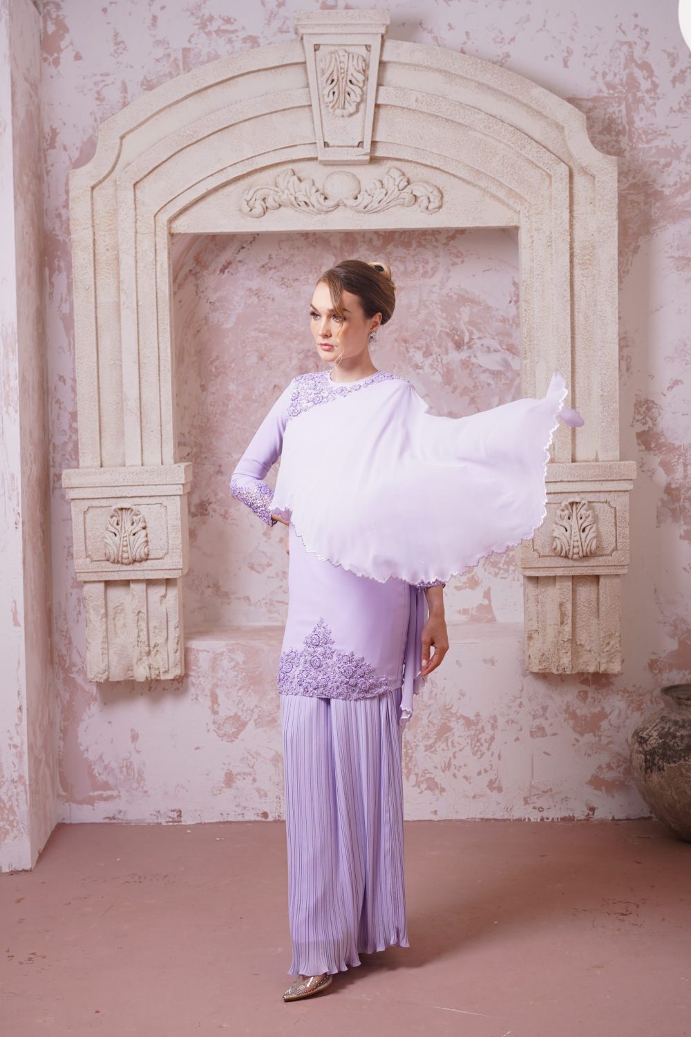 Syifa in Lilac - view 2 - Effa Sidek Atelier