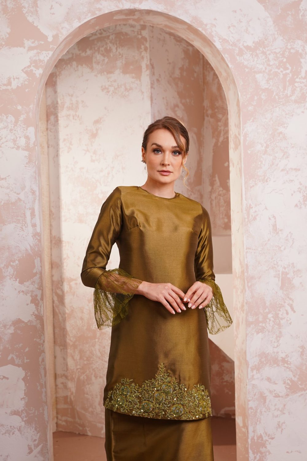 Wardah in Olive Green