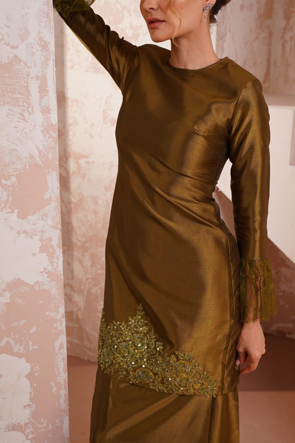 Wardah in Olive Green