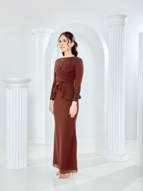 Raihana Dress - view 2 - Effa Sidek Atelier