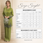 Seroja Songket Kurung in Black