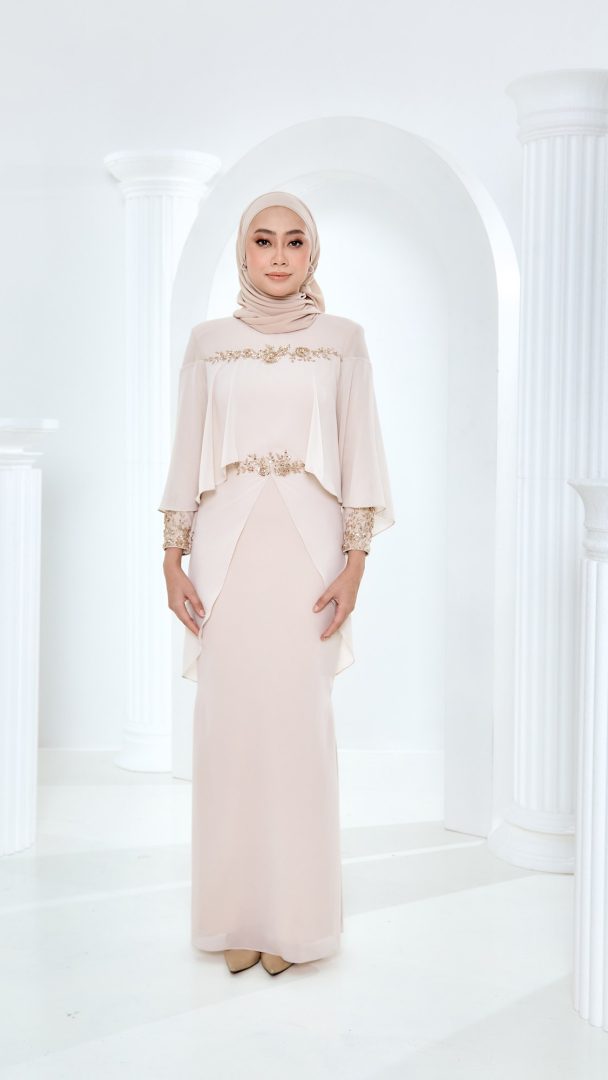 Darwisya Dress in Nude