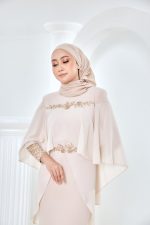 Darwisya Dress in Nude
