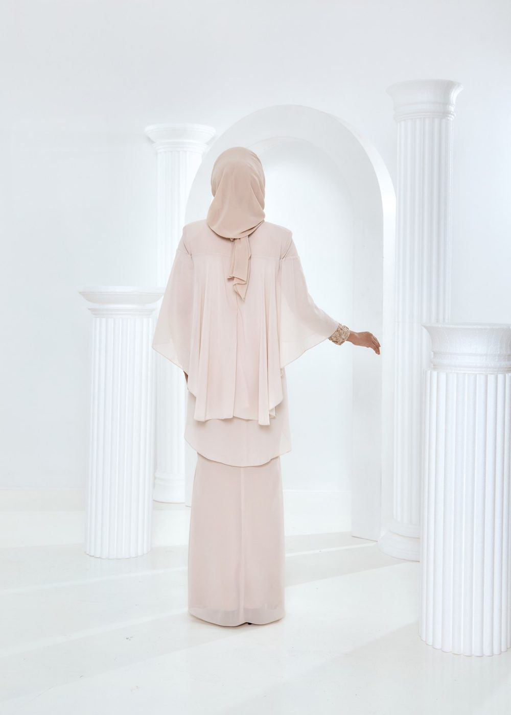 Darwisya Dress in Nude